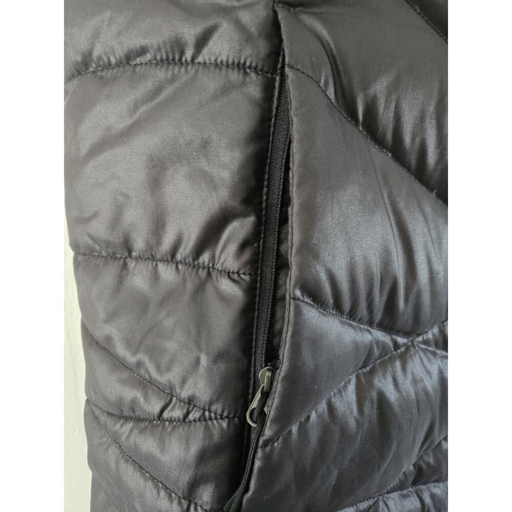 The North Face Vest Womens XL Black 550 Down Quilted Puffer Zip Insulated - Picture 3 of 6